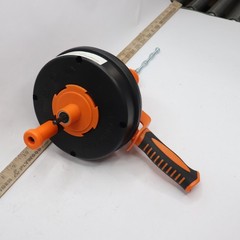 Drain Auger Clog Remover Plumbing Tool Drill Adapter Orange/Black 25&prime;