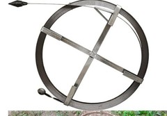 New Heavy Duty Sewer Drain Snake for Outdoor,Flat,Manual,Length 30m/98.4ft X 1&Prime;