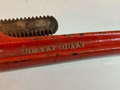 Forged 18&Prime; Inch Pipe Wrench Heavy Duty Made In Spain Industrial Quality