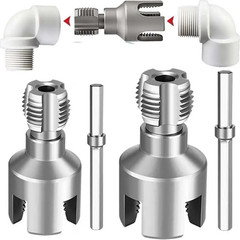 1 Set PVC Pipe Thread Cutting Tool Internal & External Threader Kit &ndash; NEW