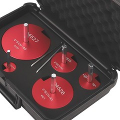 PVC Pipe Reamer Drill Bit Set 6pc for Schedule 40 Fitting 3/4&Prime;-4&Prime; Aluminum PPRK6