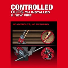 Milwaukee 3469-20 M18 FUEL 18V &frac12;&rdquo;-1&rdquo; Steel Pipe Cutter