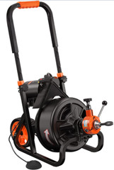 75Ft x 1/2&Prime; 250W Drain Cleaner Machine Auto-feed Electric Drain Auger Profession