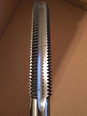 Vintage Wells Bros Co. USA. 9/16&Prime; &ndash; 12 USS 9/16-12 Machine Nut Tap &ndash; 7.5 inch