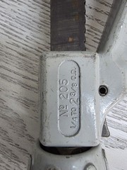Ridgid No. 205 Quick Release Pipe Tube Cutter 1/4&Prime;-2 3/8&Prime; Vntg *Fast Shipping*