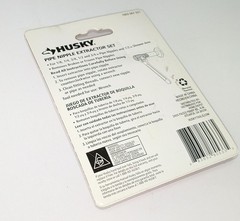 Husky 6 Piece Pipe Nipple Extractor Set 1/8&rdquo;-3/4 inch Pipe & 1/2&Prime; Shower Arm