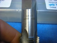 Interstate Pipe Taps 1/2&Prime;-14&Prime; NPTF HSS 4FL 3-1/8&Prime; x 1-3/8&Prime; #04668059