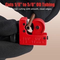 2 Pack Tubing Cutter, 1/8-inch to 5/8-inch Tube Cutter for Copper, Brass, Alu&hellip;