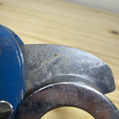 Klein Tools 50501 Ratcheting PVC Cutter 1/2&Prime; to 2&Prime; Blue Hand Crank Rare Vintage