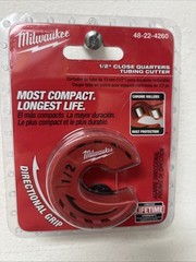 Milwaukee 1/2 in. Close Quarters Tubing Cutter