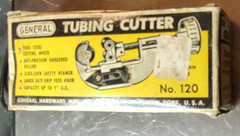 General Tools No. 120 Tubing & Conduit Pipe Cutter MADE IN USA Original Box