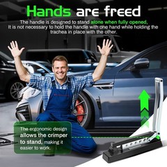 Heavy Duty Standard Hose Crimper, Hose Crimping Tool, with Ferrules (50PK) 0&hellip;.