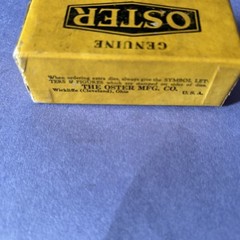 Genuine OSTER Dies X1 high speed steel 3/4&rdquo; N.C. BOLT