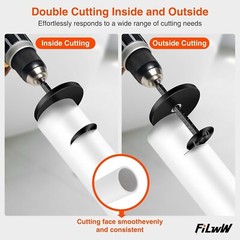 Inside Pipe Cutter for PVC Pipe, Cutter Tool Set with Scale &ndash; Adjustable Depth G