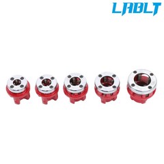 LABLT 6-Piece Set Of NPT 1/4&Prime; to 1-1/4&Prime; Manual Ratchet Pipe Thread Pipe Reel