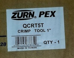 Zurn QCRT5T PEX 1&rdquo; Crimper Crimping Tool QCRT-5T Crimp Ring BRAND NEW IN BOX!