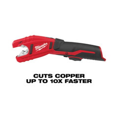 Cordless Copper Tubing Pipe Cutter 12 Volt M12 Portable Light Weight Tool Only