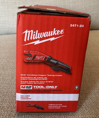 Milwaukee 2471-20 M12 Cordless Copper Tubing Pipe Cutter 3/8&Prime; &ndash; 1&Prime; New in Box