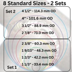 2&Prime; Id Coping Wing &rdquo; Pipe Saddle Template And Notcher | 22.5&ldquo;90 | Pipe Notcher To