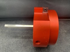 Gohelper 3/8 Inch Hex Shaft Pvc Pipe Reamer 3 Inch Head Aluminum Red