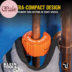 50048 C-Style Copper Tubing Pipe Cutter Tool Set with 1/2, 3/4, and 1-Inch Cutte