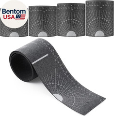 4 Piece Flexible Pipe Measuring Tool &ndash; 4 Sizes Pipe Wrap around for 1&Prime; to 48&Prime; Pi