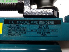 VEVOR SWG-25 Manual PIPE BENDER w/ 7-Dies & 3 rollers, 3/8&Prime;-1&Prime; Angle 180&deg;