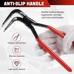 3-Piece Hand Seamers Sheet Metal Tools Set, Sheet Metal Bending Pliers Set St&hellip;