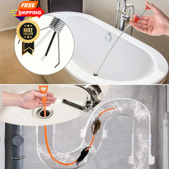 4PCS Drain Augers Hair Clog Remover, Bendable Cleaner, for Kitchen&hellip;