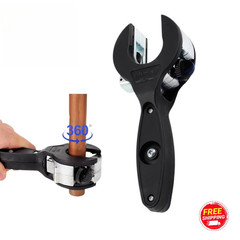 Portable Ratcheting Tube Cutter Cuts Copper PVC Soft Metal Pipes for Plumbing