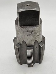 2-11-1/2&prime;&prime; NPT, 7 Flute Pipe Tap HSS, 2-11-1/2 NPT Made In Japan