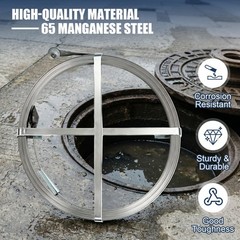 Sewer Snake,Manual Drain Snake 98.4 ft,Width 1inch,Thickness 1/10inch,Plumbin&hellip;