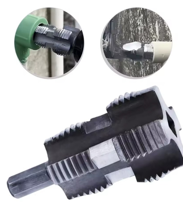 1pc PPR Pipe Inner Hole Threading Tool&ndash;Dual Size 1/2&Prime; & 3/4&Prime; Pipe Thread Cutter
