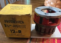 Ridgid 1-1/2&Prime; Die Head Complete for 12-R Drop Head Pipe Threader, lightly used