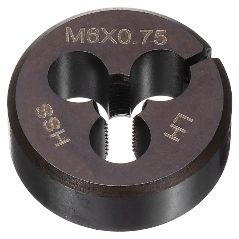 HSS M6 x 0.75 Metric Machine Thread Round Die Left Hand High Speed Steel