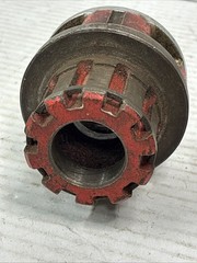 Ridgid 00-R Ratchet Pipe Threader 3/4&Prime; Threading Die Head Cutting Edges Great