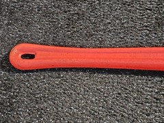 Proto 848HD Heavy-Duty Pipe Wrench, 6 in Opening, 48 in OAL Floating Hook Jaw