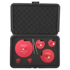 PVC Pipe Reamer Drill Bit Set 6pc for Schedule 40 Fitting 3/4&Prime;-4&Prime; Aluminum PPRK6