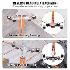 Pipe Tube Bender 1/4&Prime;-7/8&Prime; OD Ratcheting Pipe Tube Bender with 7 Bending Dies