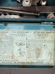 Vintage Imperial Tubing Tool Kit 1225-F Flare & Cutting Set w Metal Case