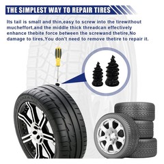 Tire Repair Kit 100PCS Rubber Nails for Cars, Motorcycles, Trucks & ATVs