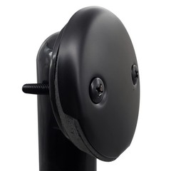 Westbrass 593144-62 14&Prime; Black Tubular Bathtub Waste & 1-Pack, Matte