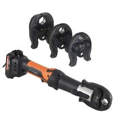 VEVOR Press Tool 18V Electric Pipe Crimping Tool for 1/2&Prime; 3/4&Prime; 1&Prime; Copper Pipes