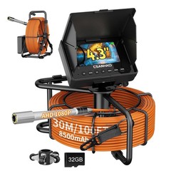 HD 1000TVL Sewer Camera 100ft Borescope Pipe Inspection 23MM