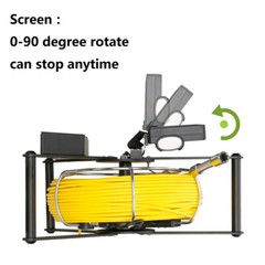 98ft Pipe Inspection Camera 17mm HD 1200TVL Drain Sewer Camera 4.3&Prime; LCD Monitor