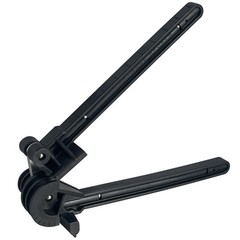 Socpuro 180 Degree Tube Bender, 4 in 1 Manual Tubing Pipe Bender 3/16&Prime;, Black