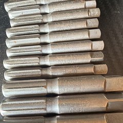 RIDGID No. 80 & No. 81 Pipe Reamer/Cleaner Bit Set, MPN No.80 No.81