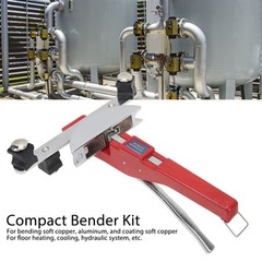 Tube Bender Kit Compact Tubing Bender Multiple Sizes Bending Heads 3/16