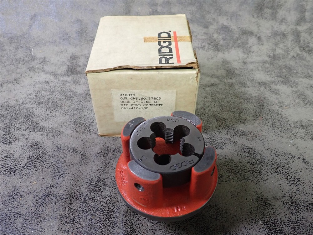 Ridgid 37805 1&Prime; &ndash; 14TPI UNF Alloy Ratchet Bolt Threader Die Head 00-RB (BN400)