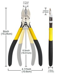 Wire Cutters 10 Pack, 6.5 inch, BOOSDEN Flush Cutters, Spring Loaded Cutting &hellip;